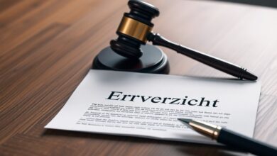 Erbverzicht - Grundsätze und Voraussetzungen