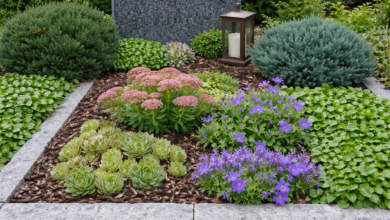 Pflegeleichte Grabbepflanzung: Robust & schön